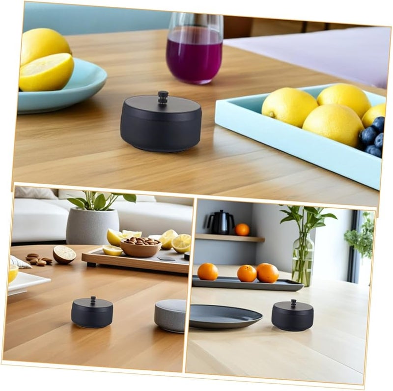 Stainless Steel Windproof Ashtray With Lid For Indoor Outdoor Patio Camping - Image 3